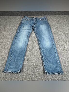 Vintage Levis 505 Jeans Men’s 34x30 Denim Y2K Medium Wash Straight Leg Western